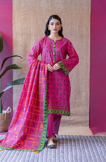 Orient OTL 22 056 Pink Khaddar Myreen Winter Collection 2022 Online Shopping